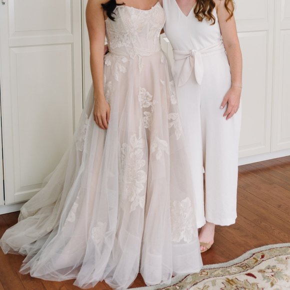 Designer Wedding Dress, Willowby by Watters Harmony (Sunset), Size 8 - Picture 4 of 13